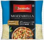 Mozzarella strúhaná 2,5 kg 47% MAESTRELLA -DICED COSSETTE