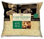 Mozzarella cossette cubetatta 2,5kg 45% CANTA DORA