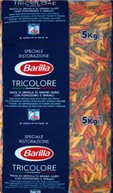 Mezze Penne tricolori N.78/ 5 kg  BARILLA