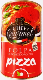 Drvené paradajky PIZZA SAUCE 5/1 CHEF GOURMET