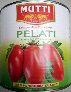 Lúpané paradajky  plech. 3/1 MUTTI