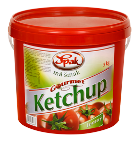 Kečup sladký GOURM. 5 kg vedro SPAK